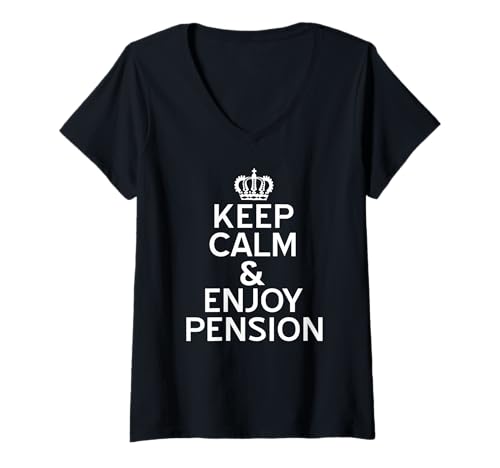 Damen Entspannt in den Ruhestand Lustiger Spruch T-Shirt mit V-Ausschnitt Damen Entspannt in den Ruhestand Lustiger Spruch T-Shirt mit V-Ausschnitt von Pensionierung Humor für den Feierabend