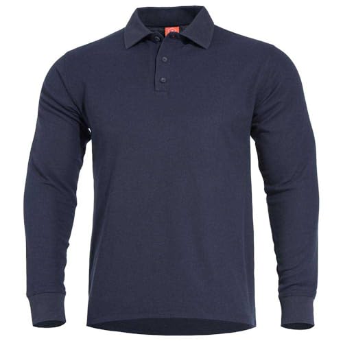 Pentagon Aniketos Polo Shirt Langarm Navy Blue von Pentagon
