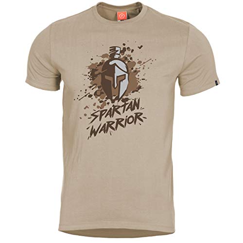 Pentagon Herren Ageron Spartan Warrior T-Shirt Khaki Größe XS von Pentagon
