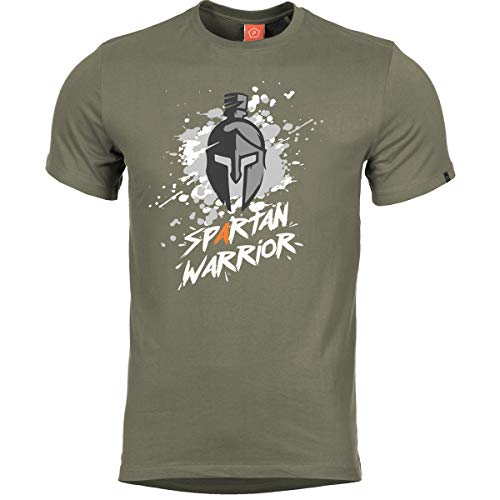 Pentagon Herren Ageron Spartan Warrior T-Shirt Oliv Größe XS von Pentagon