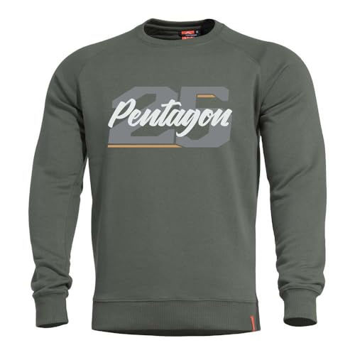 Pentagon Herren Hawk Sweatshirt Twenty Five Camo Green Größe L von Pentagon