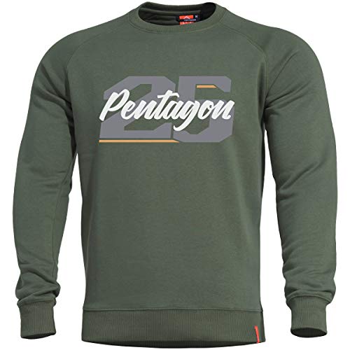 Pentagon Herren Hawk Sweatshirt Twenty Five Camo Green Größe XXL von Pentagon