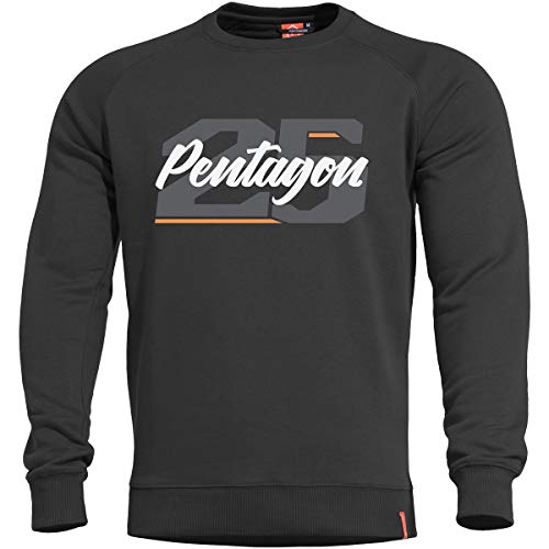 Pentagon Herren Hawk Sweatshirt Twenty Five Schwarz Größe L von Pentagon