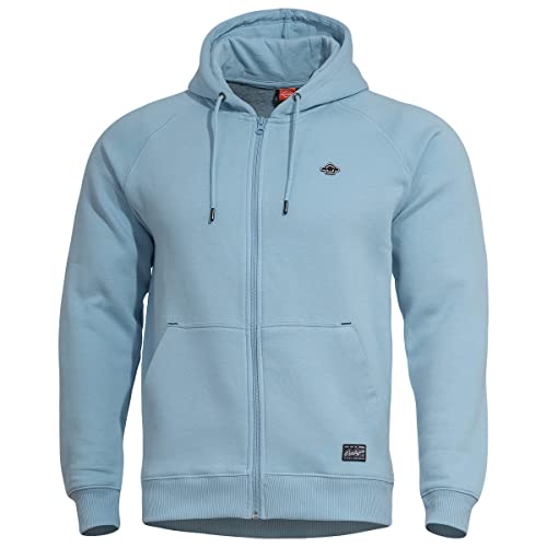 Pentagon Herren Phaeton Kapuzenpullover mit Reißverschluss Lagoon Blue Größe XL von Pentagon