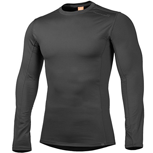 Pentagon Herren Pindos 2.0 Thermische Shirt Schwarz Größe 3XL von Pentagon