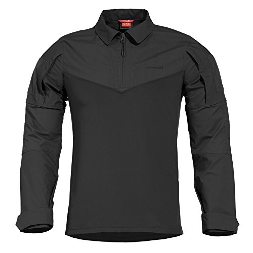 Pentagon Herren Ranger Shirt, Size-Large, Colour Freizeithemd, Schwarz (Black 01) von Pentagon