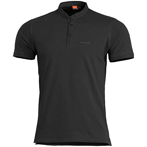 Pentagon Levantes Henley Shirt Schwarz, Schwarz, 2XL von Pentagon