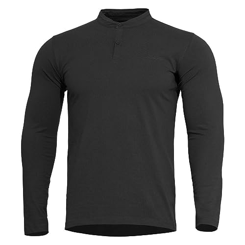 Pentagon Romeo 2.0 Henley Shirt (S, Schwarz) von Pentagon