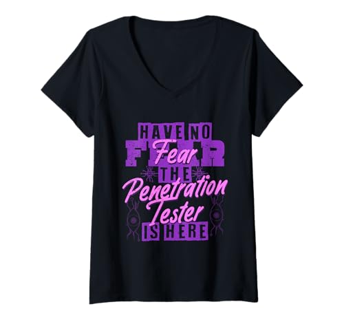 Damen Penetration Tester Pentesting Pen Tester T-Shirt mit V-Ausschnitt Damen Penetration Tester Pentesting Pen Tester T-Shirt mit V-Ausschnitt von Pentester Pentesting Stifttester