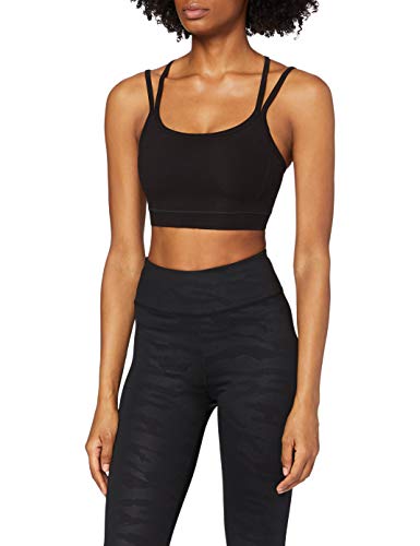 People Tree Damen Crop Top Yoga-Shirt, Schwarz, 36 von People Tree