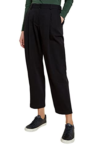 People Tree Damen Helka Tapered Lässige Hose, Schwarz, 38 (Label: 12 UK) von People Tree