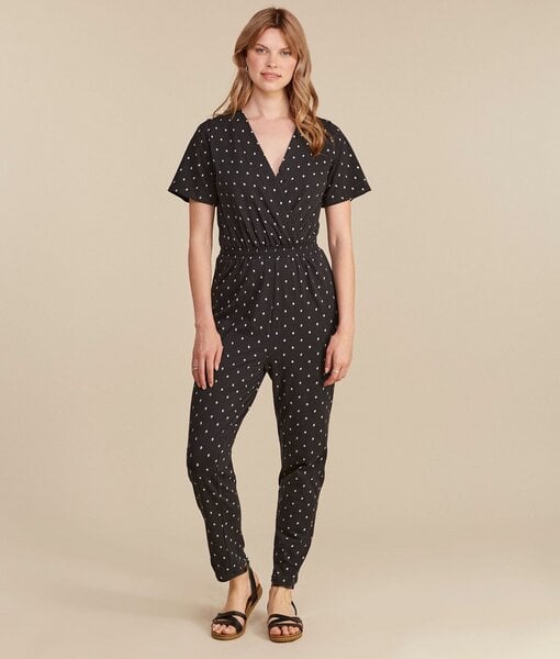 People Tree Jumpsuit - Isabella Leaf Print Jumpsuit - aus Bio-Baumwolle von People Tree