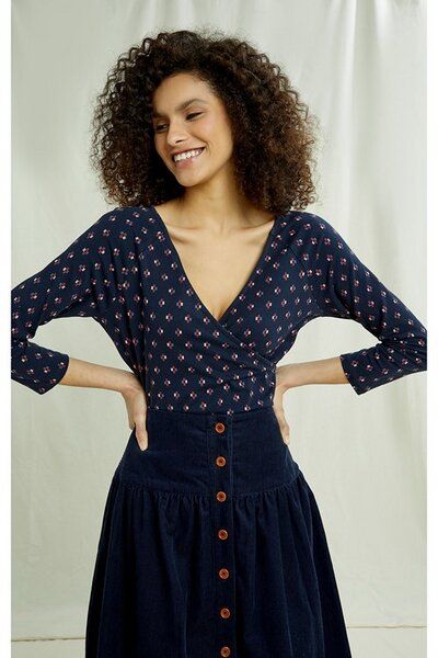 People Tree Renee Wave Print Top People Tree Renee Wave Print Top von People Tree