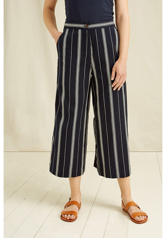 People Tree Shauna Stripe nachhaltige Hose M von People Tree