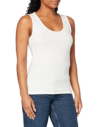 Peopletree Damen Lizzie Vest Top, Weiß (Eco White Wh1), 38 (Herstellergröße: 12) von People Tree