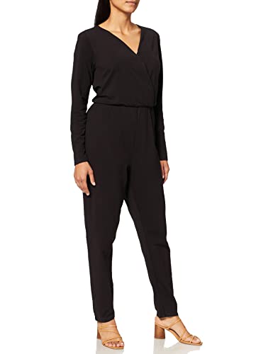 Peopletree Damen Odette Jumpsuit, Schwarz (Black Bk), 42 (Herstellergröße: 16) von Peopletree