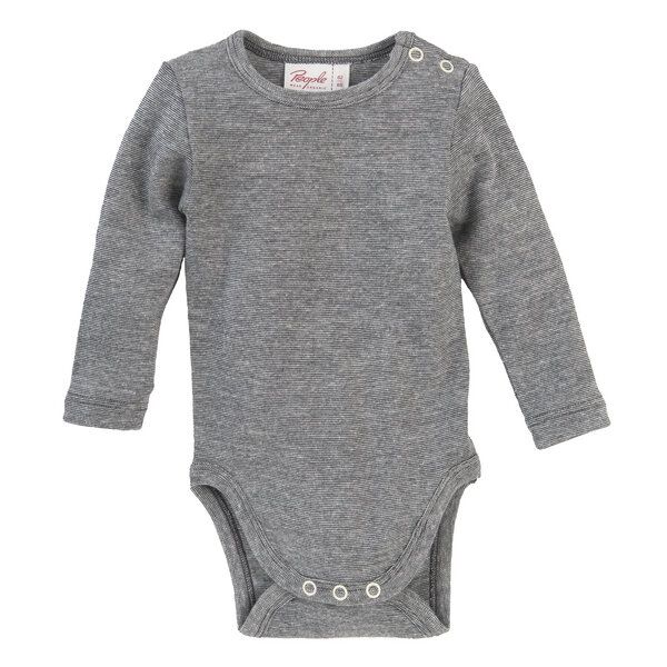 People Wear Organic Baumwolle-Wolle-Seide Langarm-Body, uni meliert People Wear Organic Baumwolle-Wolle-Seide Langarm-Body, uni meliert von People Wear Organic