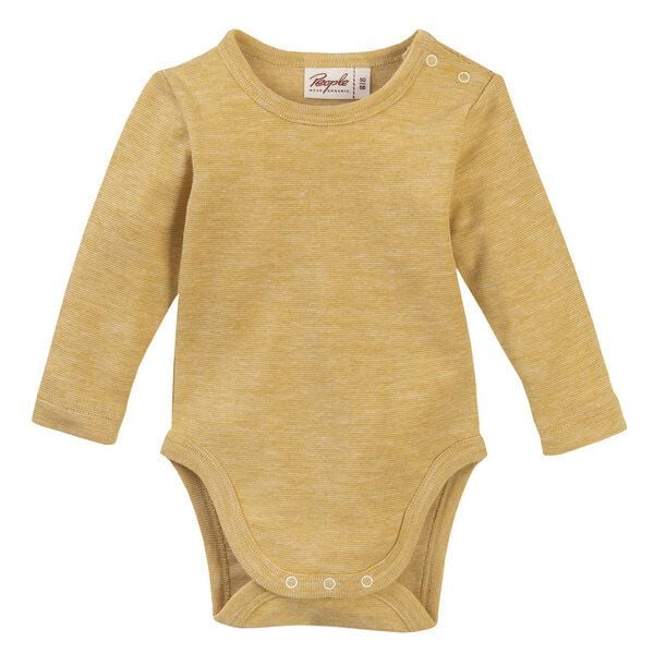 People Wear Organic Baumwolle-Wolle-Seide Langarm-Body, uni meliert People Wear Organic Baumwolle-Wolle-Seide Langarm-Body, uni meliert von People Wear Organic