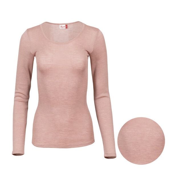 People Wear Organic Damen Wolle-Seide Langarmshirt, 6 Farben von People Wear Organic