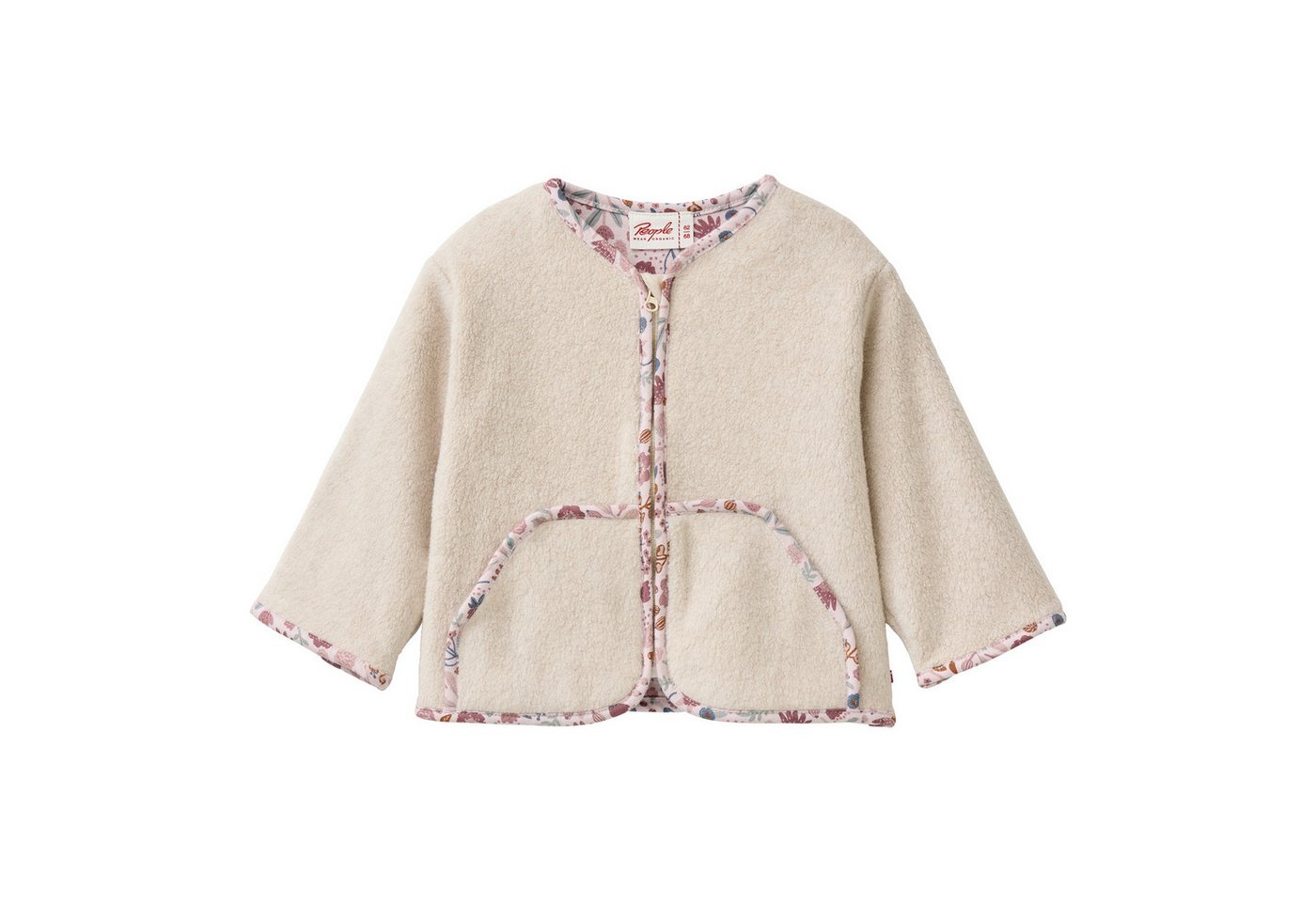 People Wear Organic Fleecejacke aus Bio-Baumwolle und recyceltem Polyester von People Wear Organic