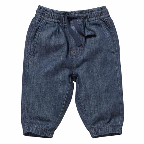 People Wear Organic Hose blau Melange, 86/92 von People Wear Organic