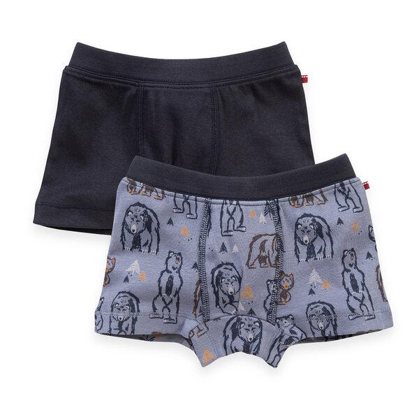 People Wear Organic Jungen Boxershorts 2er-Pack reine Bio-Baumwolle von People Wear Organic