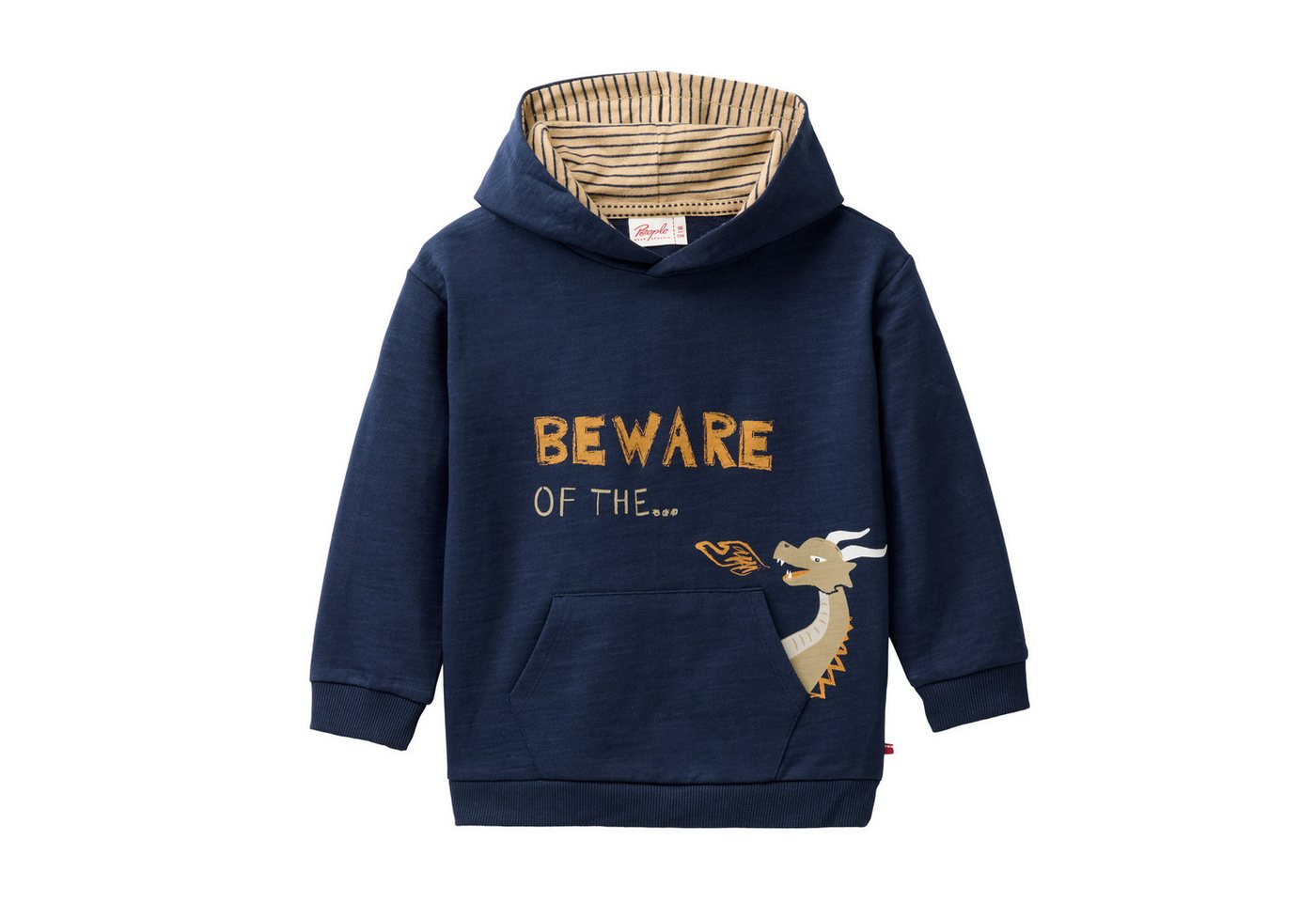 People Wear Organic Kapuzensweatjacke mit Motiv aus Bio-Baumwolle von People Wear Organic