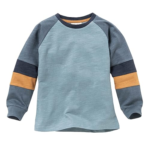 People Wear Organic Langarm-Shirt bunt Colourblock, 128 von People Wear Organic