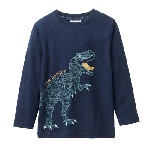 People Wear Organic Langarm-Shirt dunkelblau T-Rex, 98/104 People Wear Organic Langarm-Shirt dunkelblau T-Rex, 98/104 von People Wear Organic