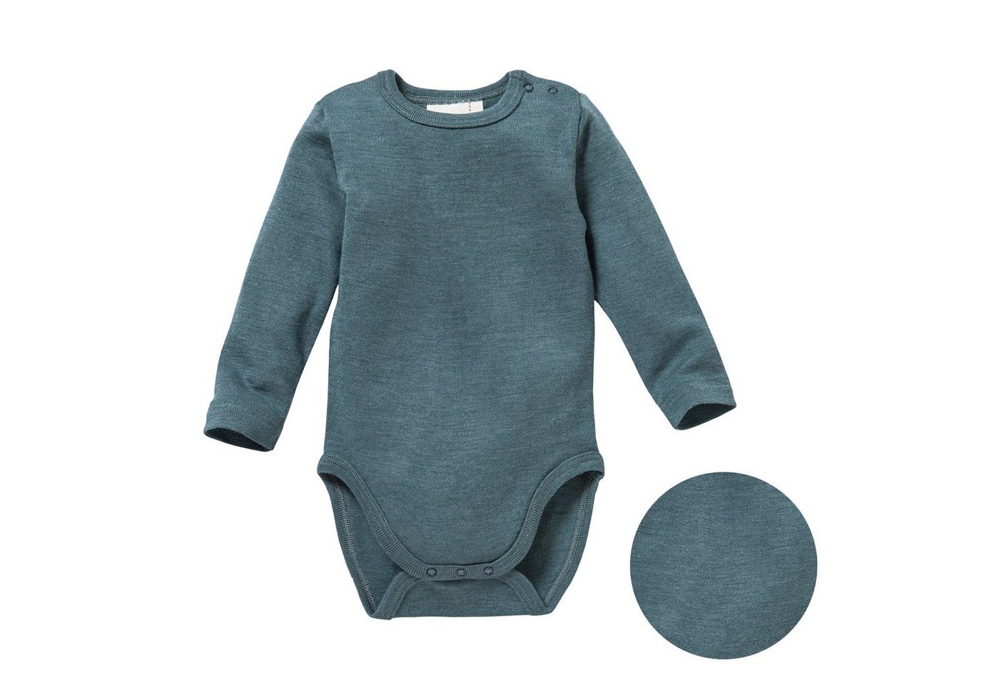 People Wear Organic Langarmbody aus Wolle und Seide von People Wear Organic