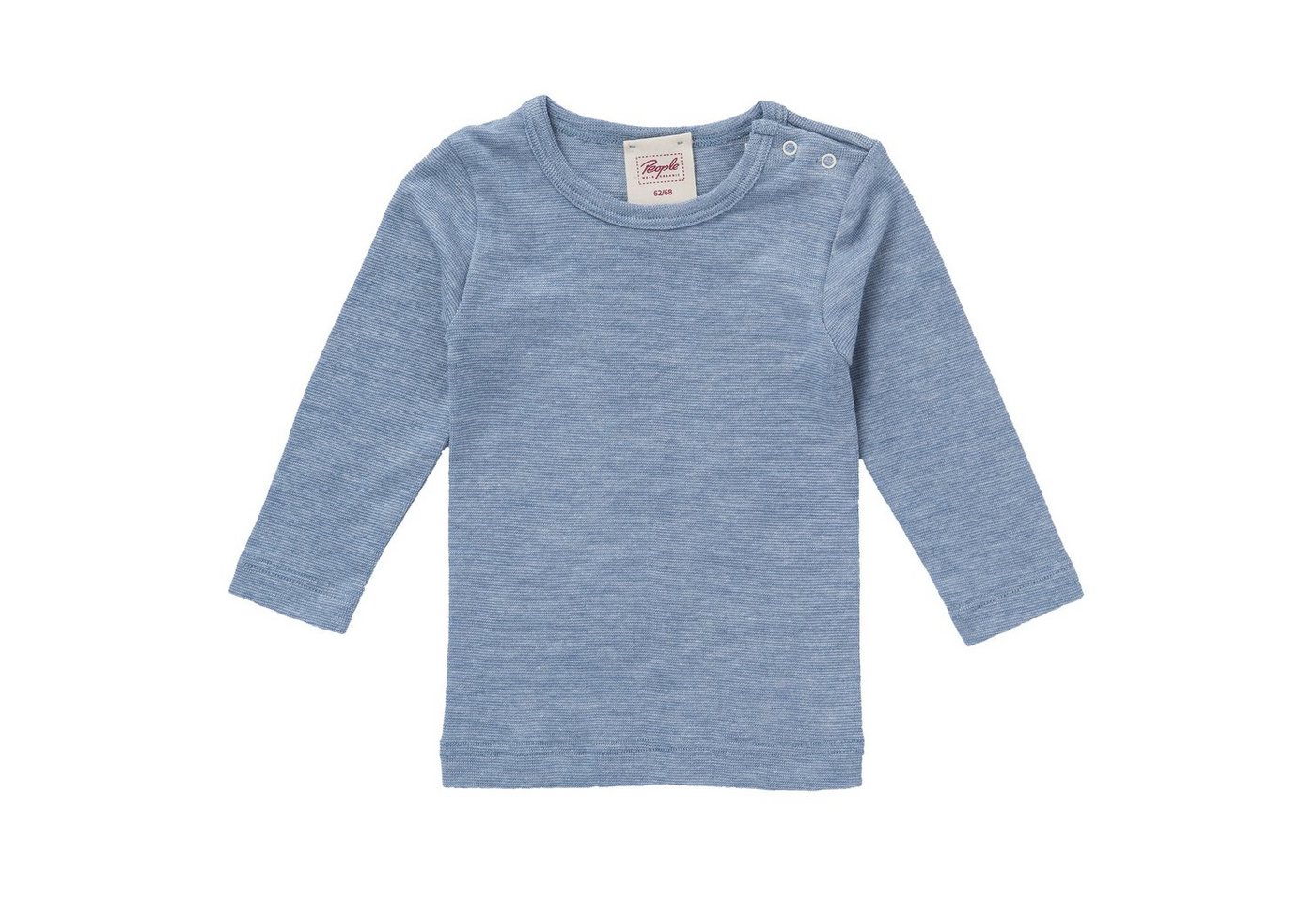 People Wear Organic Langarmshirt aus Baumwolle, Wolle und Seide, Baby Langarmshirt Bio Baumwolle, Bio Wolle von People Wear Organic