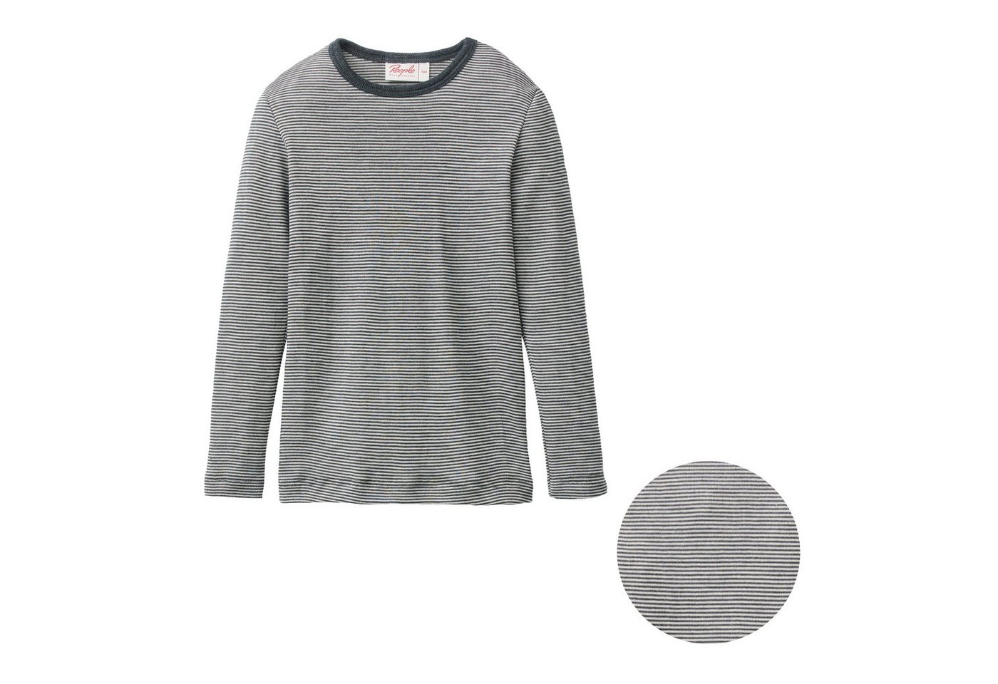 People Wear Organic Langarmshirt aus Bio-Wolle und Seide von People Wear Organic