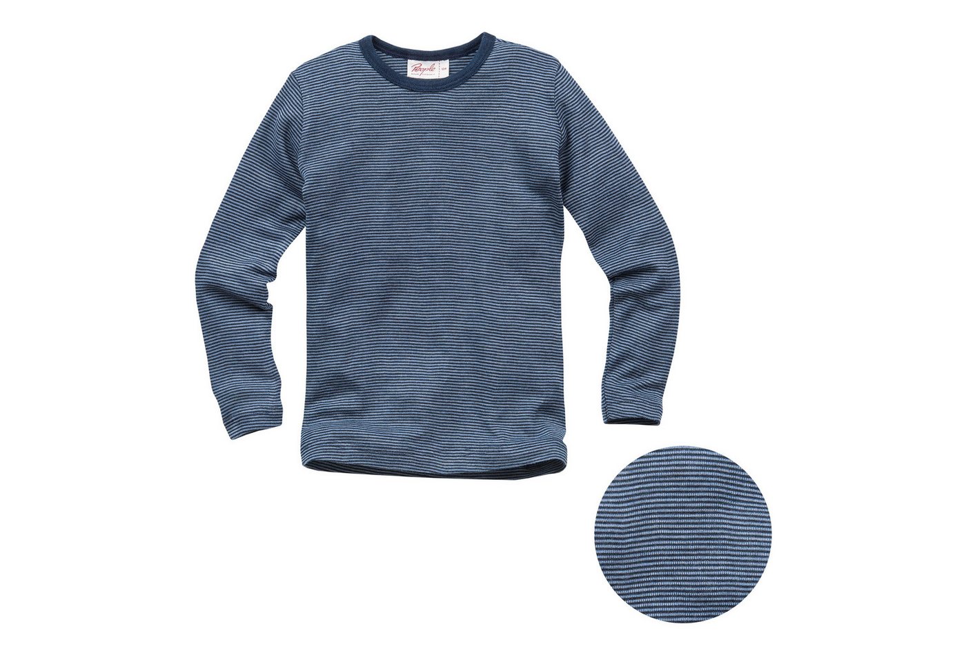 People Wear Organic Langarmshirt aus Wolle und Seide GOTS zertifiziert von People Wear Organic