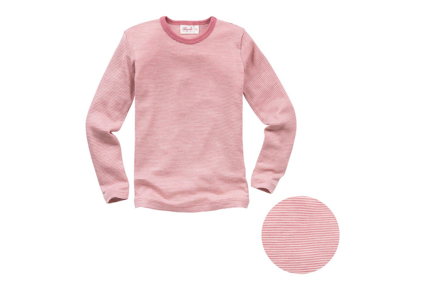 People Wear Organic Langarmshirt aus Wolle und Seide GOTS zertifiziert von People Wear Organic