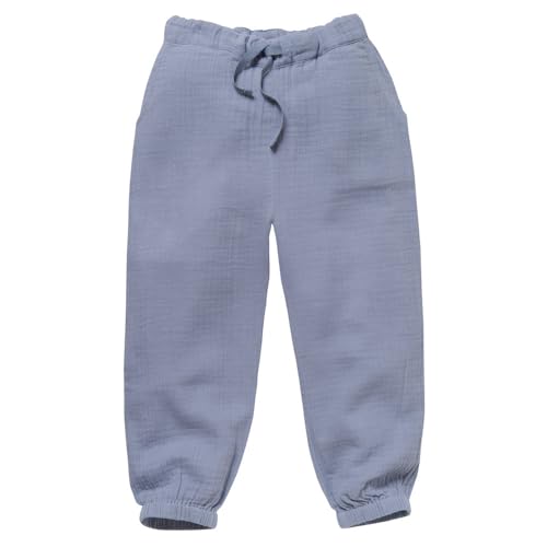 People Wear Organic Musselin-Hose taubenblau, 134 von People Wear Organic