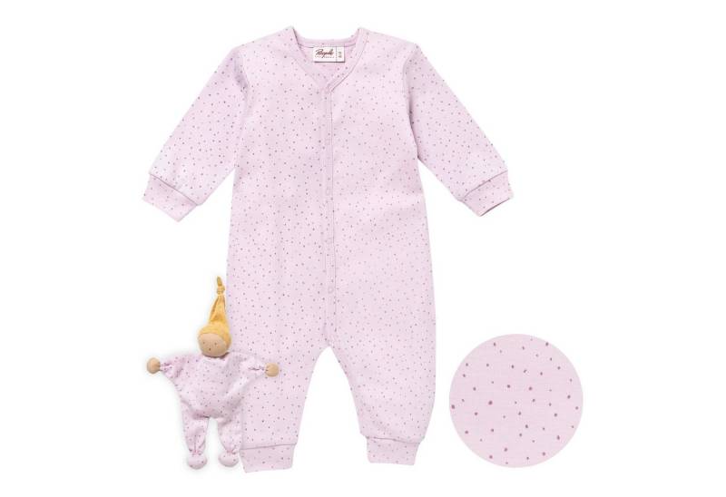 People Wear Organic Neugeborenen-Geschenkset mit Langarm Overall und Püppchen GOTS zertifiziert von People Wear Organic