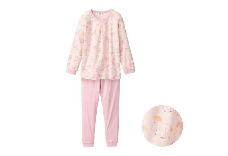 People Wear Organic Pyjama Set aus Bio-Baumwolle mit Pferdemotiv GOTS zertifiziert von People Wear Organic