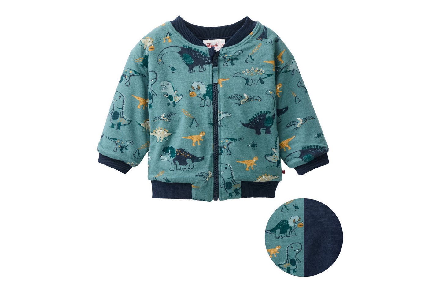 People Wear Organic Sweatjacke, wendbar, mit Motiv, aus Bio-Baumwolle GOTS zertifiziert von People Wear Organic