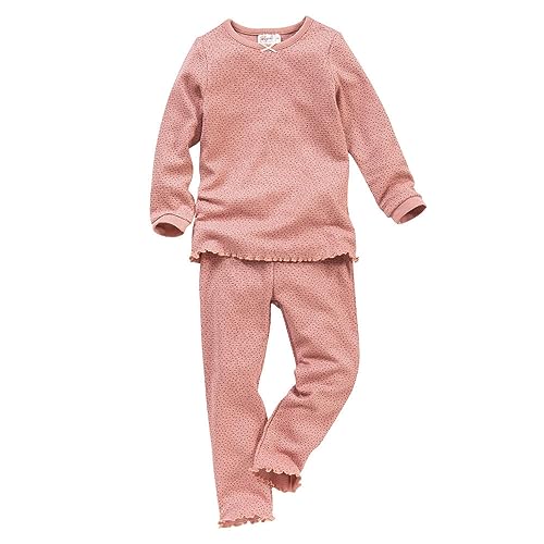 People Wear Organic Waffelpikee Pyjama blass rot, 146 von People Wear Organic