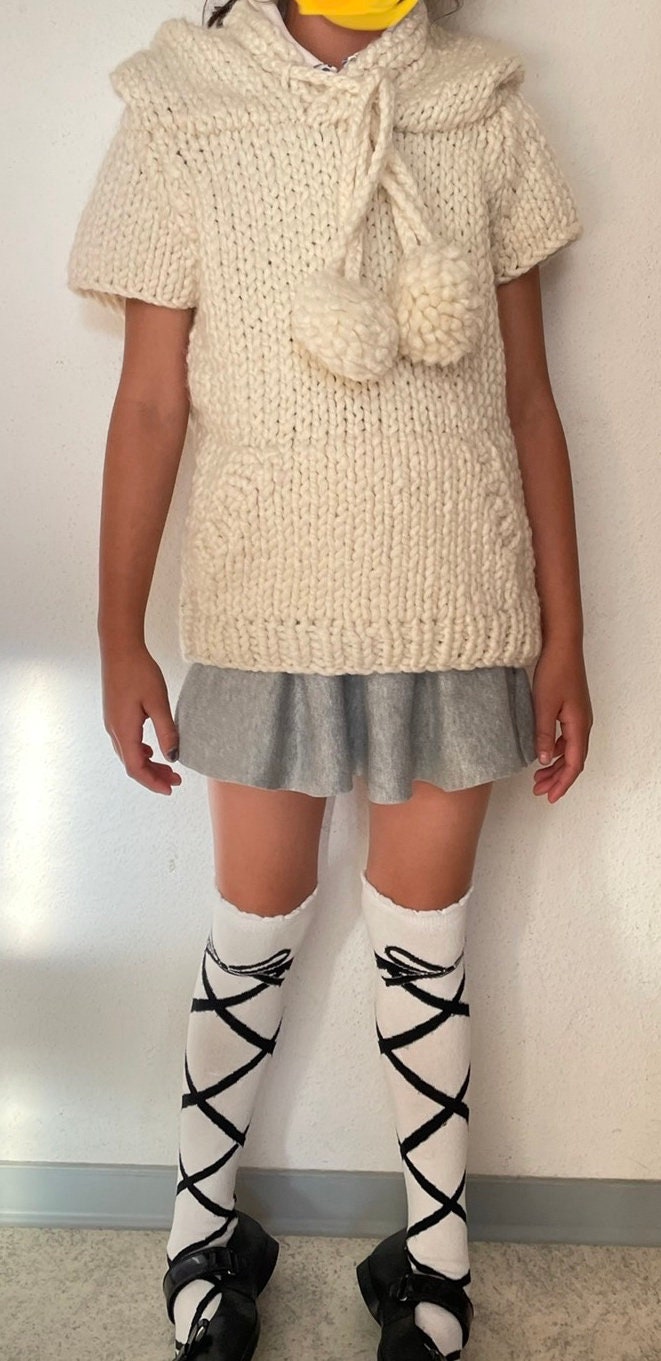 Hand Made Knitted Top Xs New von PeoplesChoiceDE