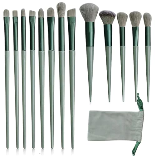 Make -up -Pinsel, 13pcs synthetische Faser -Make -up -Pinsel mit Beutel, Pulver Concealer Lidschatten Blush Make -up -Pinsel für Frauen Set Set für Frauen Make -up -Pinsel, 13pcs synthetische Faser -Make -up -Pinsel mit Beutel, Pulver Concealer Lidschatten Blush Make -up -Pinsel für Frauen Set Set für Frauen von Peosaard
