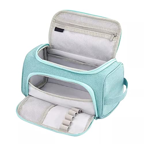 Peosaard Multi-Gebrauchs-Stiftbeutel mit großer Kapazität, großer Speicher für stationierende Schreibwaren für Büro, Schule, Kosmetiktasche (Mint Green) Bleistiftkoffer für Erwachsene von Peosaard