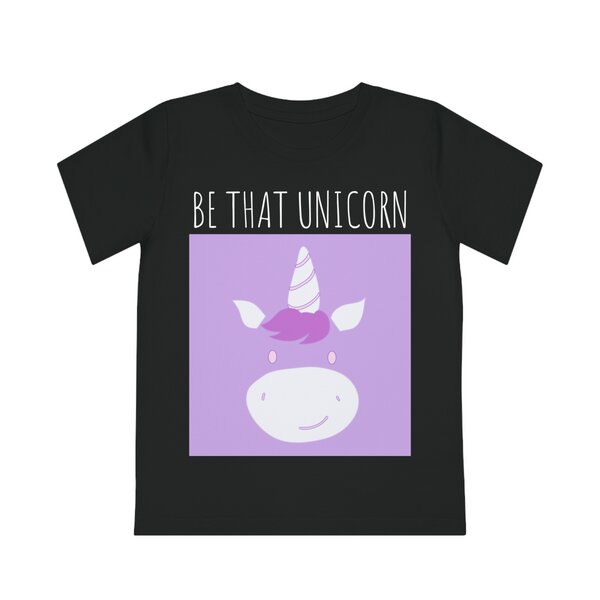 PepMelon Be that Unicorn Kinder-T-Shirt, Bio-Baumwolle für Einhorn-Liebhaber von PepMelon