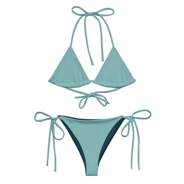 PepMelon In 23 Farben Recycelter String-Bikini-Set umweltfreundlicher Triangel-Bikini von PepMelon