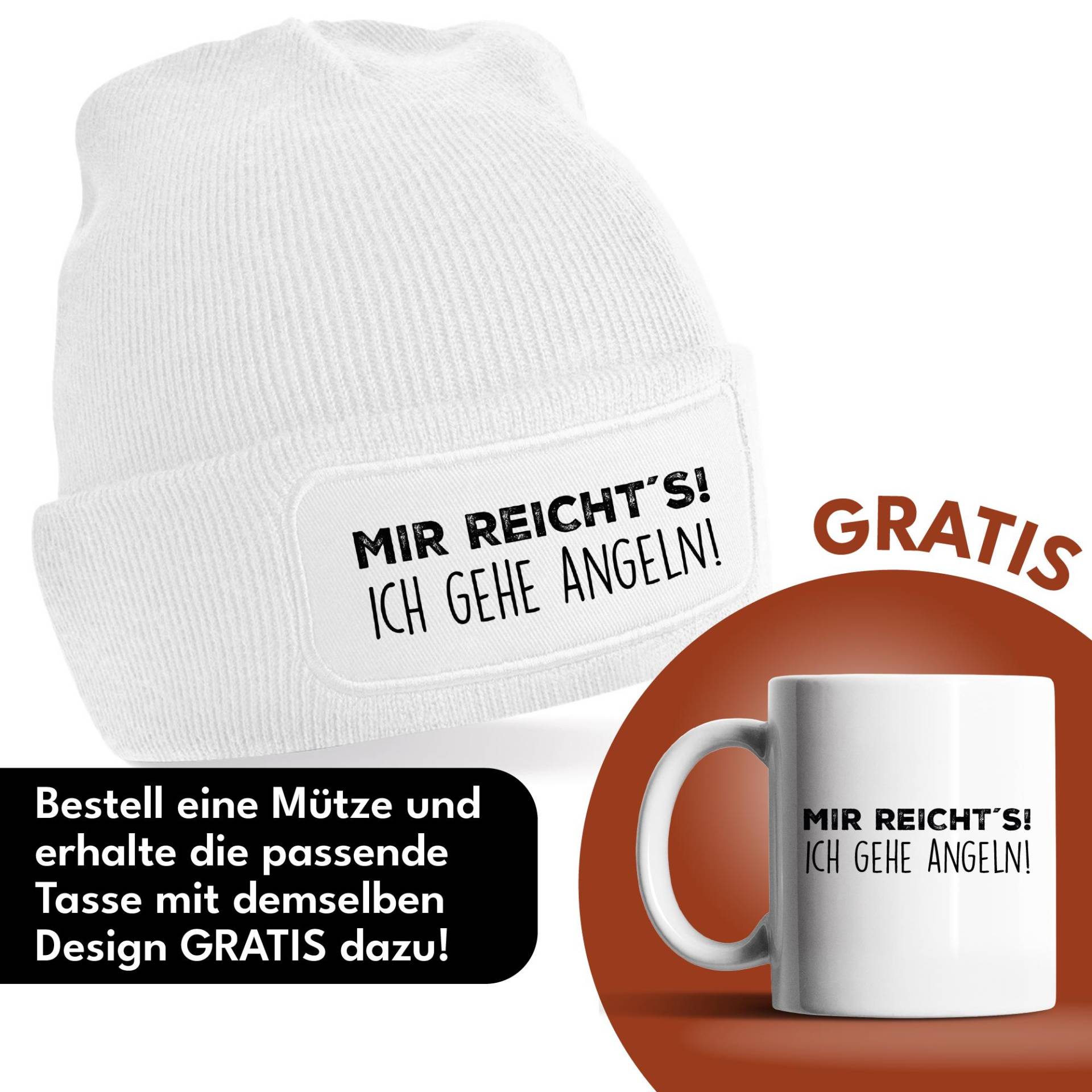 Ich Gehe Angeln Mütze - Lustige Beanie Mit Spruch | Geschenk Für Angler & Naturfreunde von PepamGeschenke