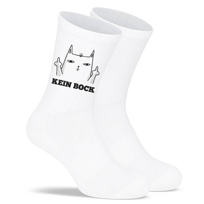 Socken „Kein Bock" - Lustige Spruchsocken | Fun & Lazy Socks Aus Bio-Baumwolle Geschenkidee Mit Humor Made in Europe von PepamGeschenke