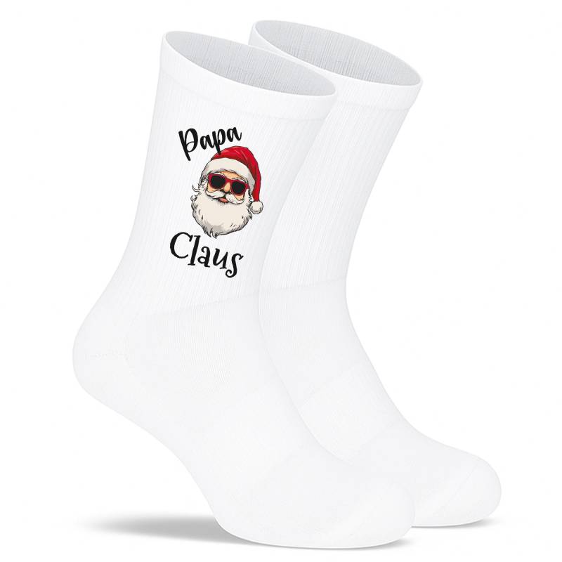 Socken „Papa Claus" - Lustige Weihnachtssocken Für Männer | Christmas Fun Socks Geschenkidee Papas Made in Europe von PepamGeschenke
