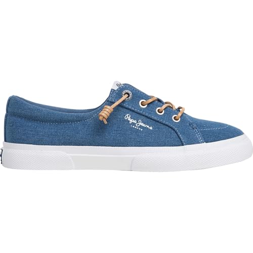 Pepe Jeans Damen Kenton W Sneak, Blue Denim, 39 EU von Pepe Jeans