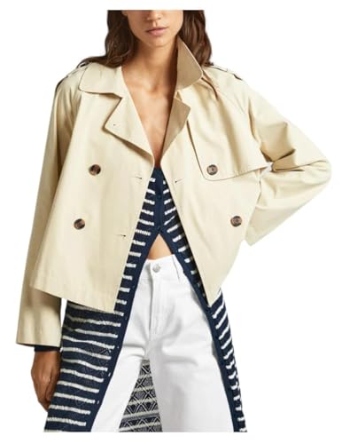 PEPE JEANS Sheila Trenchcoat, beige, 38 von Pepe Jeans