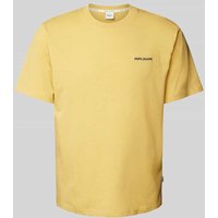 Pepe Jeans T-Shirt mit Label-Stitching Modell 'DAMIAN' in Gelb, Größe M von Pepe Jeans